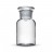 Склянка для реактивов 2-2-125 мл с притертой пробкой и узким горлом (темное стекло) (Стеклоприбор) - 