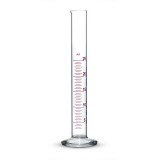 Цилиндр 1-10-2 (градуировка от 0,2 мл) с носиком и градуировкой, на пластмассовом основании (Стеклоприбор)