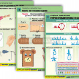 Комплект таблиц для начальная школа "Технология. Обработка ткани" (12 табл, А1, лам.)