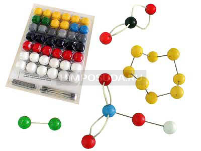 Набор атомов для составления моделей молекул (лаб.) 