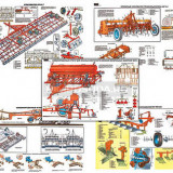 Плакаты ПРОФТЕХ "Машины для основной и предпосевной обработки почвы" (20 пл, винил, 70х100)