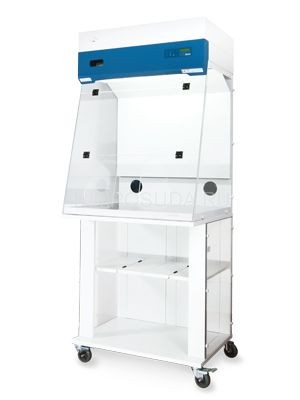 Вытяжной шкаф Esco SPB-3B1 Opti Ascent автономный, ширина рабочей поверхности 90 см, н/ж сталь, прозрачная задняя панель