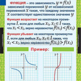 Таблицы демонстрационные "Алгебра 9 класс"