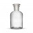 Склянка для реактивов 2-2-500 мл с притертой пробкой и узким горлом (темное стекло) (Стеклоприбор) - 