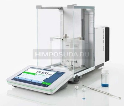 Весы аналитические, 11 г/1,0 мкг; 52 г/10 мкг, внутренняя калибровка, XPR56DR, Mettler Toledo 