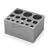 Термоблок DB 3.1, для пробирок 6 х d6 мм+ 5 x d12/13 мм + 3 x d25 мм, алюминиевый, IKA, EUR
