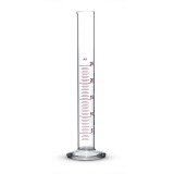 Цилиндр 1-5-2 с носиком, на стеклянном основании (Стеклоприбор)