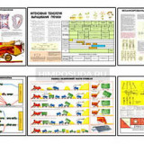 Плакаты ПРОФТЕХ "Уборка, посев и уход за урожаем". Часть 2 (13 пл, винил, 70х100)