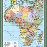 Учебная карта "Африка. Политическая карта" 70х100