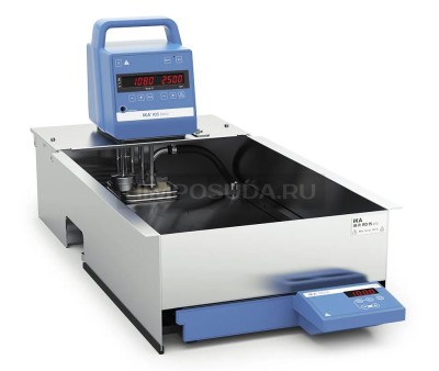 Термостат жидкостный, до 130 °C, 25 л, ванна из н/ж стали, с магнитной мешалкой, ICC basic IB R RO 15 pro, IKA, EUR 
