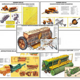 Плакаты ПРОФТЕХ "Зерновые сеялки ". Часть 2 (20 пл, винил, 70х100)