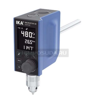 Мешалка верхнеприводная, до 15 л по воде, до 2000 об/мин, Ministar 20 control, IKA, EUR 