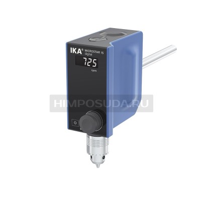 Мешалка верхнеприводная, до 10 л по воде, до 1000 об/мин, Microstar 15 digital, IKA, EUR 