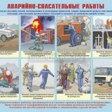 Плакаты "Аварийно-спасательные и другие неотложные работы" (10 плакатов 30*41 см)