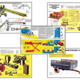 Плакаты ПРОФТЕХ "Машины для транспортировки и погрузки" (7 пл, винил, 70х100)