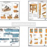 Плакаты ПРОФТЕХ "Столярно-плотницкие работы" (25 пл, винил, 70х100)