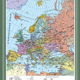 Учебная карта "Европа. Политическая карта" 70х100