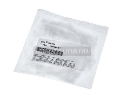 Пакеты для сжигания C 12 A, 70х40 мм, 100 шт./уп., IKA, EUR 