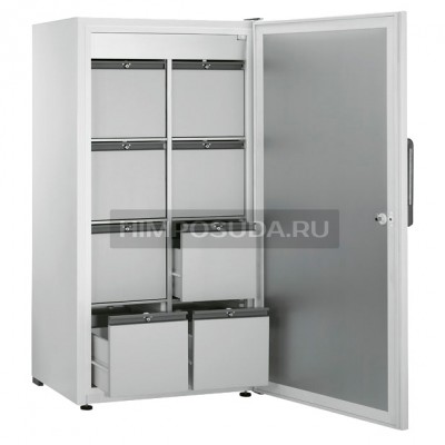 Лабораторный холодильник Kirsch GEM-432/8 430 л, от 2°C до 12°C, многопользовательский, 8 запирающихся ящиков