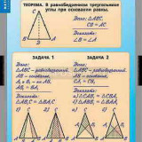 Таблицы демонстрационные "Треугольники"