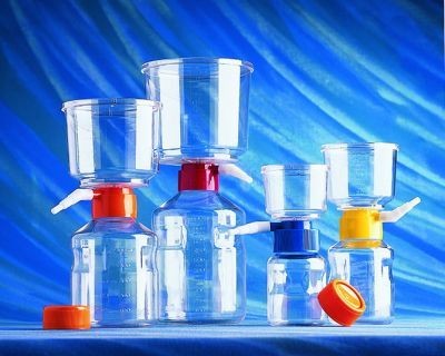 Фильтрационная система 250 мл, мембрана 49х49 мм, 0,22 мкм, ацетилцеллюлоза, стерильная