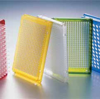 Планшеты "Eppendorf twin.tec", синие, юбка, 96 лунок