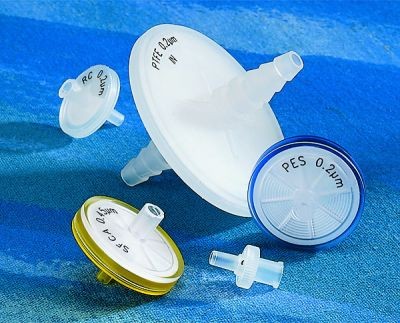 Фильтрующая насадка, восстановленная целлюлоза, стерильная, d пор 0,2 мкм, d мембраны 4 мм